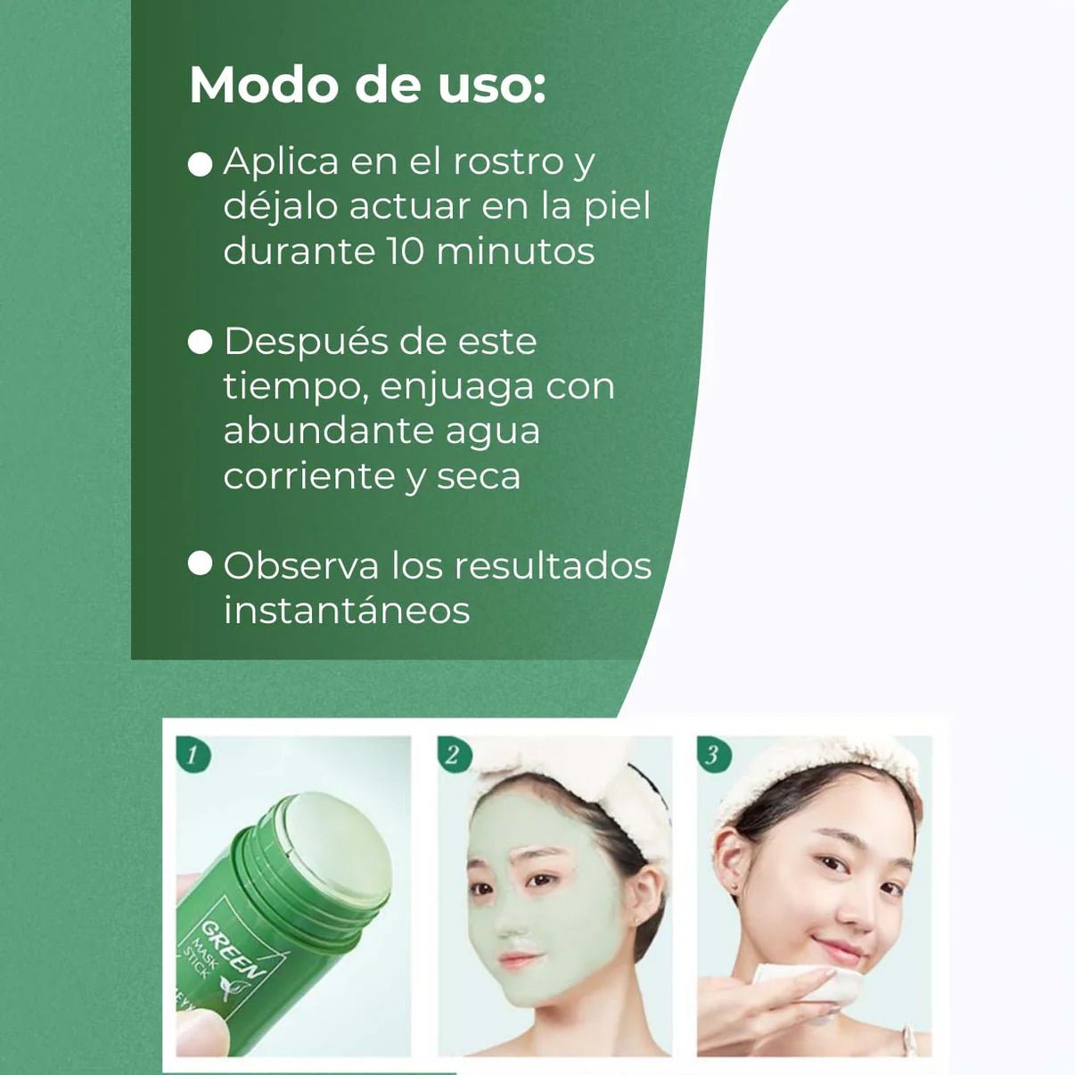 #proMÁSCARILLA CON TÉ VERDE NATURAL - CRYSTAL SKIN™ (OFERTA 2X1)duct_name# - TEKNO