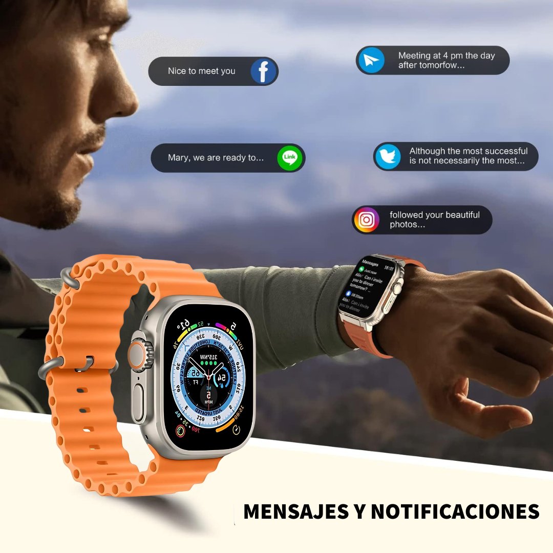 #proSmartWatch S8 ULTRA PRO®️ - Reloj inteligente con múltiples funcionalidadesduct_name# - TEKNO